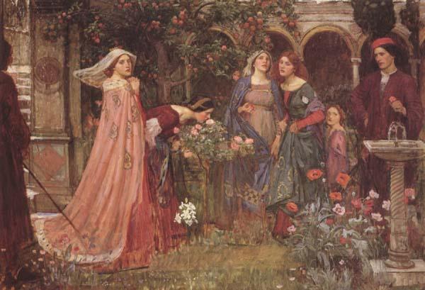 John William Waterhouse The Enchanted Garden (mk41)